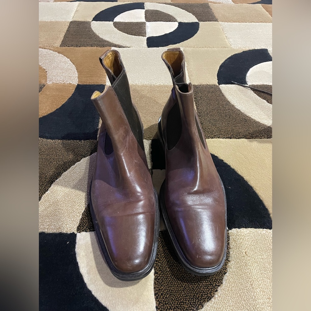 Men's Brown Leather Chelsea Boots